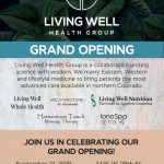 Living Well Health Group Grand Opening Celebration Invitation