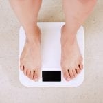 weighing part of achieving healthy weight loss goals