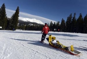 painful ski accident